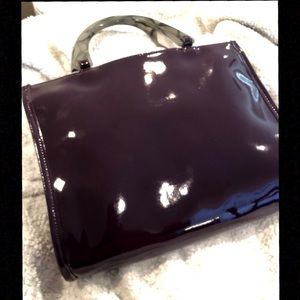 Neiman Marcus plum tote NWOT